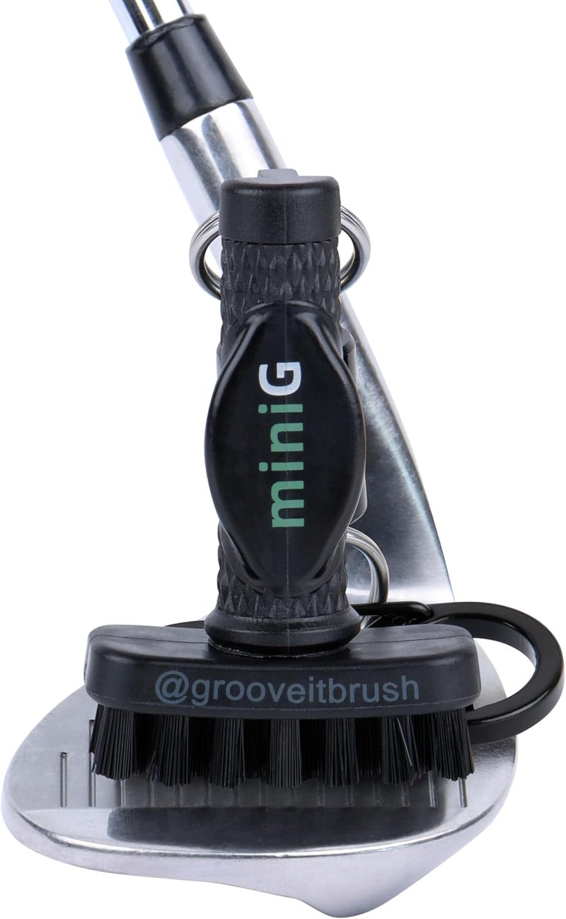 Grooveit Mini Golf Brush The Small MiniG 'Dry Scrubber' Features A Detachable Magnet, Heavy-Duty Nylon Bristles, and 3-Yr Warranty - Used On All Professional Golf Tours - Golf Accessory of 2023 - Image 4